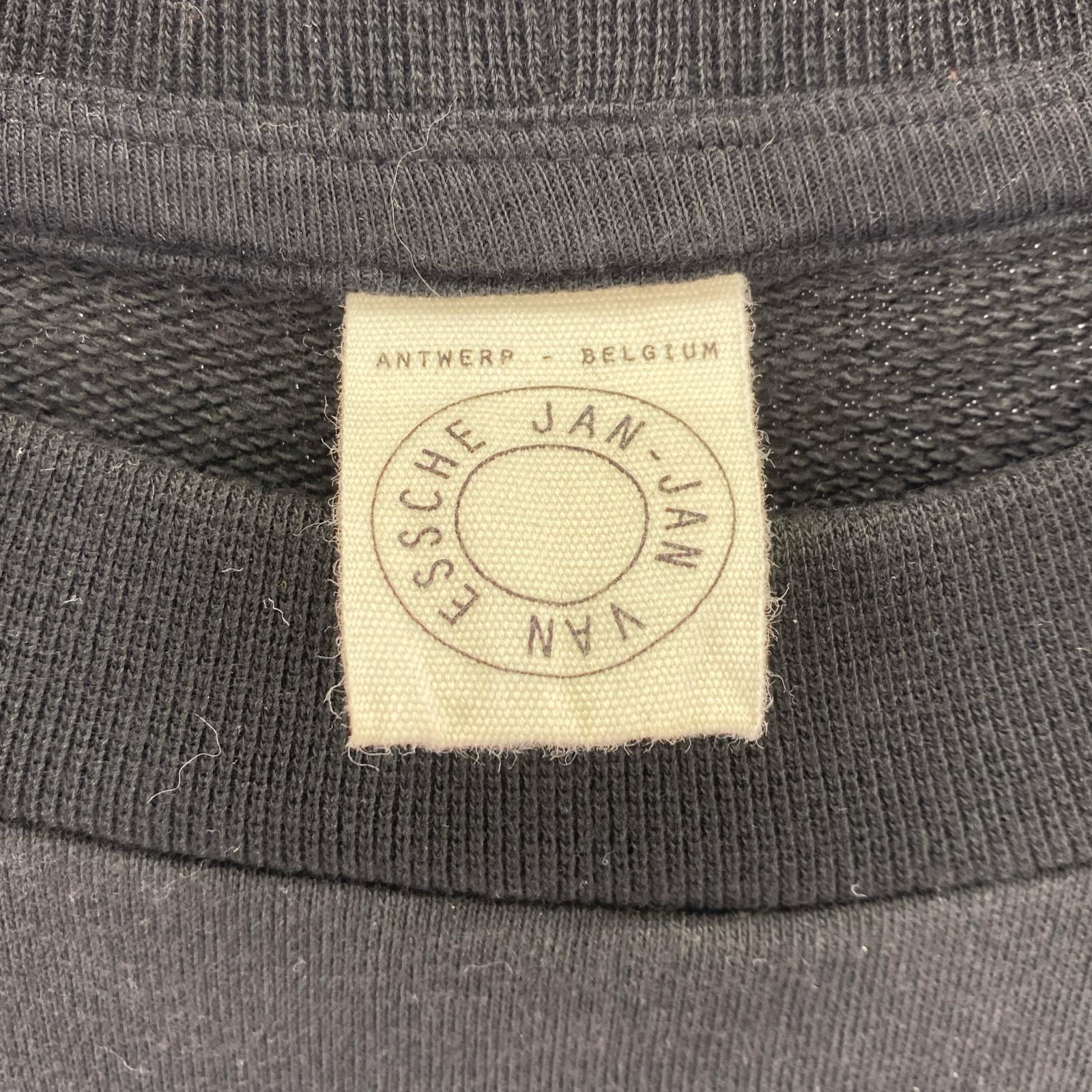 スウェット JAN-JAN VAN ESSCHE BLACK ORGANIC SWEAT M ブラック