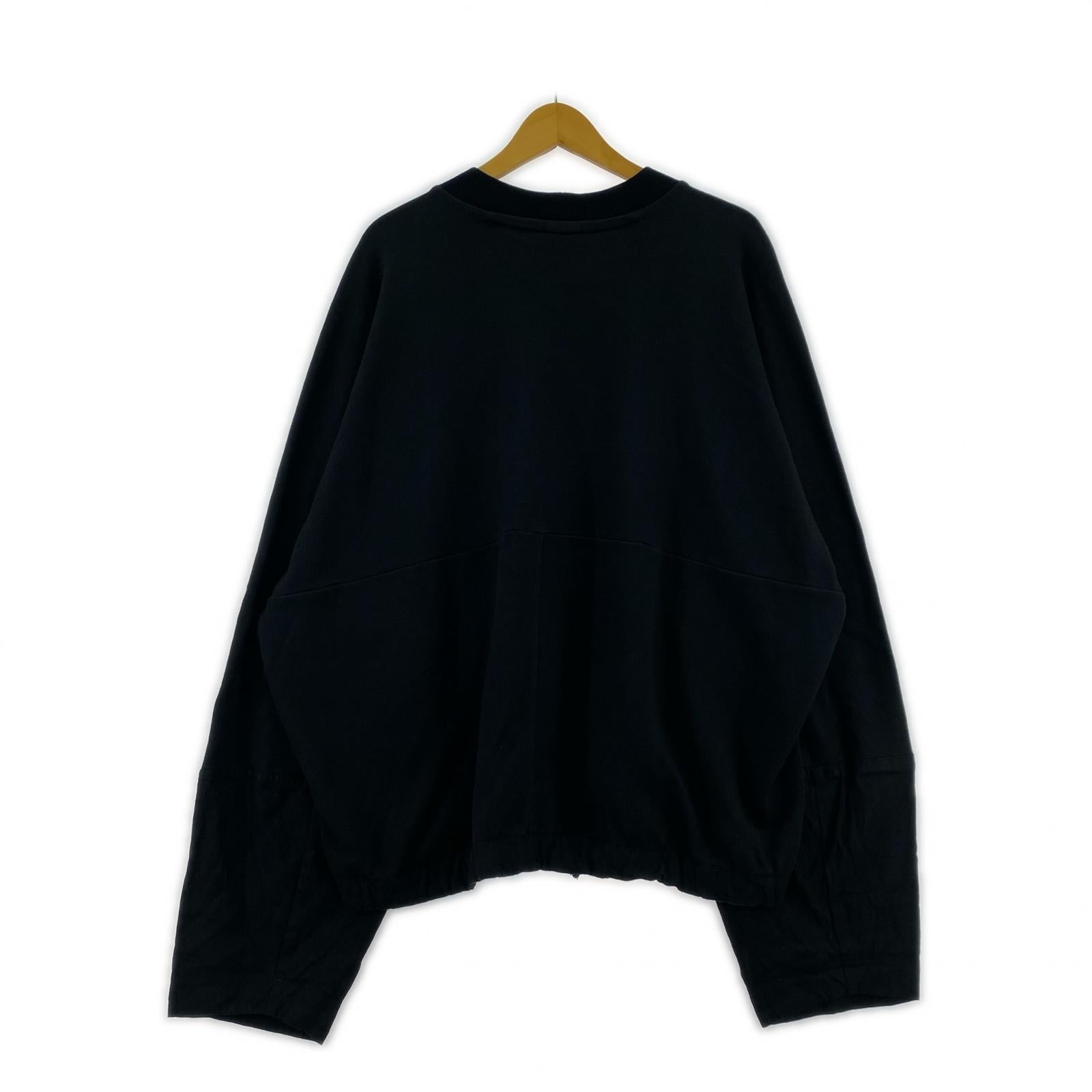 スウェット JAN-JAN VAN ESSCHE BLACK ORGANIC SWEAT M ブラック