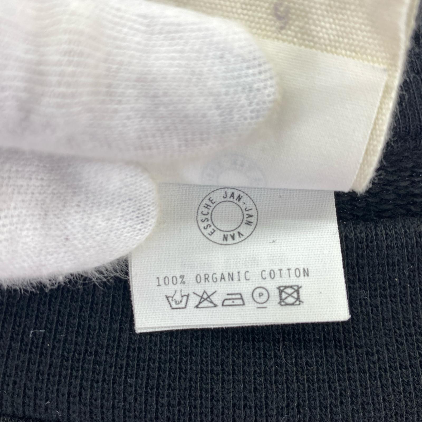 スウェット JAN-JAN VAN ESSCHE BLACK ORGANIC SWEAT M ブラック