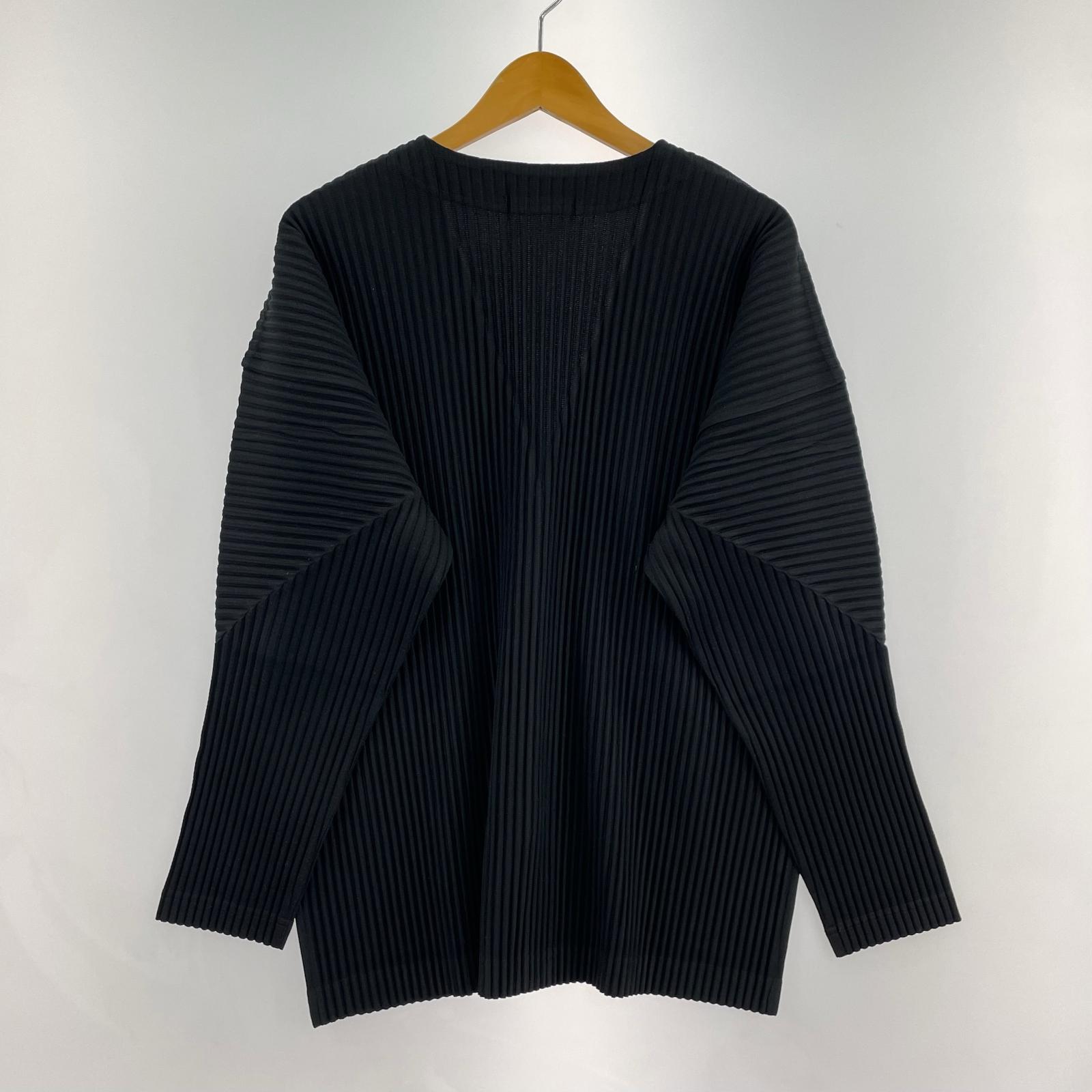 カーディガン HOMME PLISSE ISSEY MIYAKE カーディガン 2 ブラック