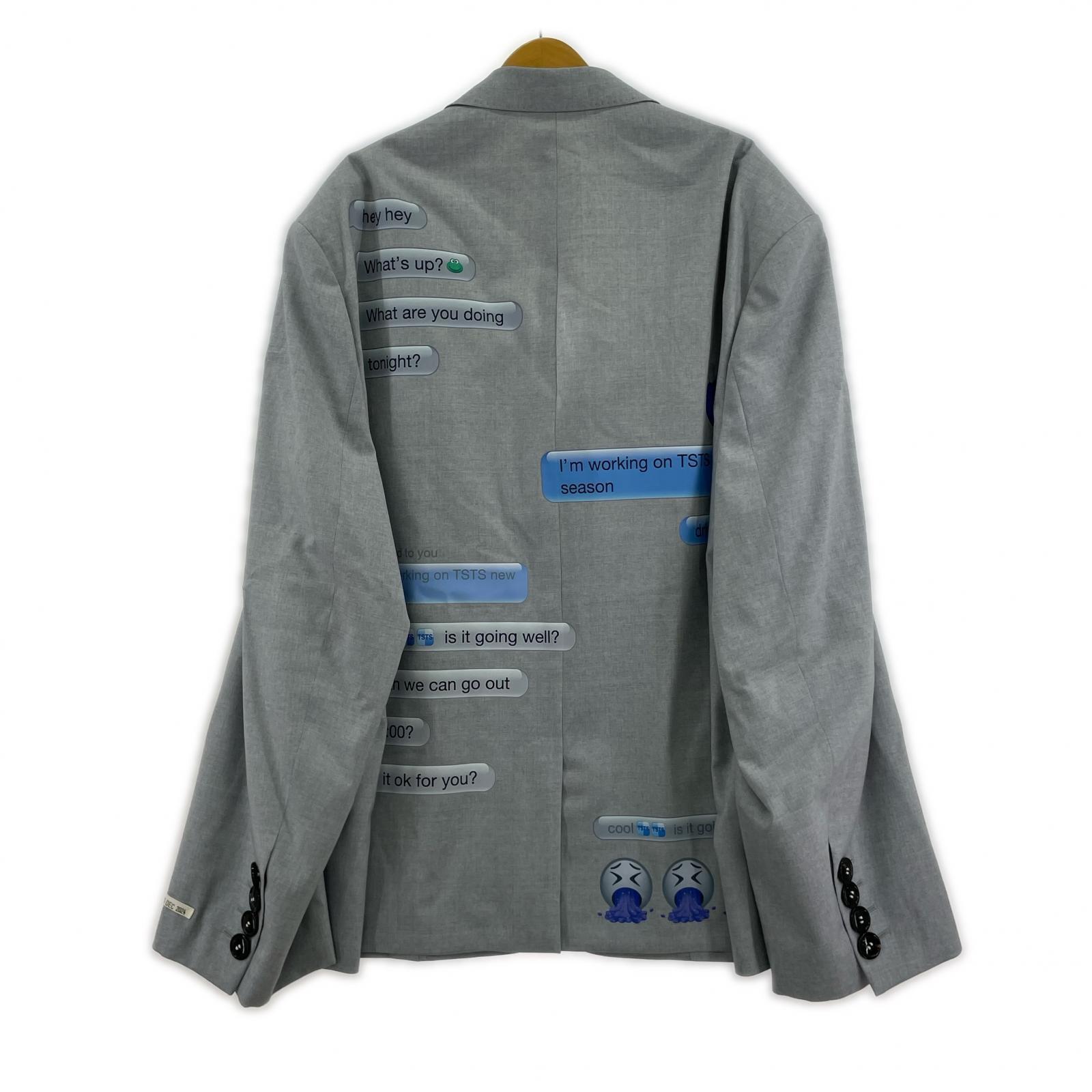 テーラードジャケット TSTS TAILORED BAGGY BLAZER M グレー