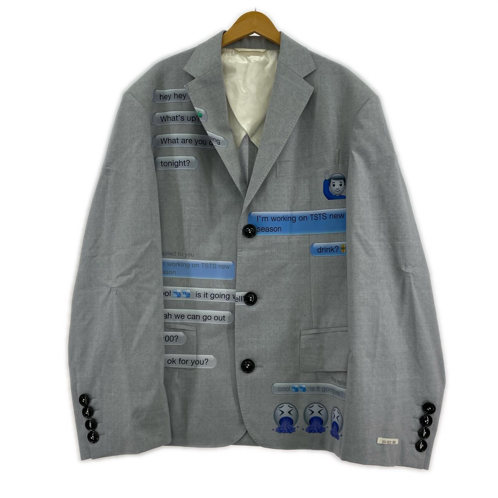 テーラードジャケット TSTS TAILORED BAGGY BLAZER M グレー