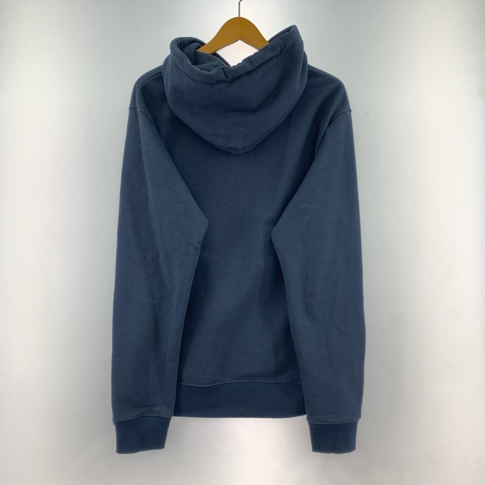 パーカー EFFECT LINE LOGO TEAM SWEAT HOODIE M ネイビー