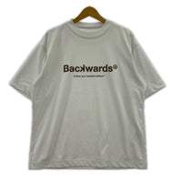 半袖Tシャツ backwards レオパードロゴtee M