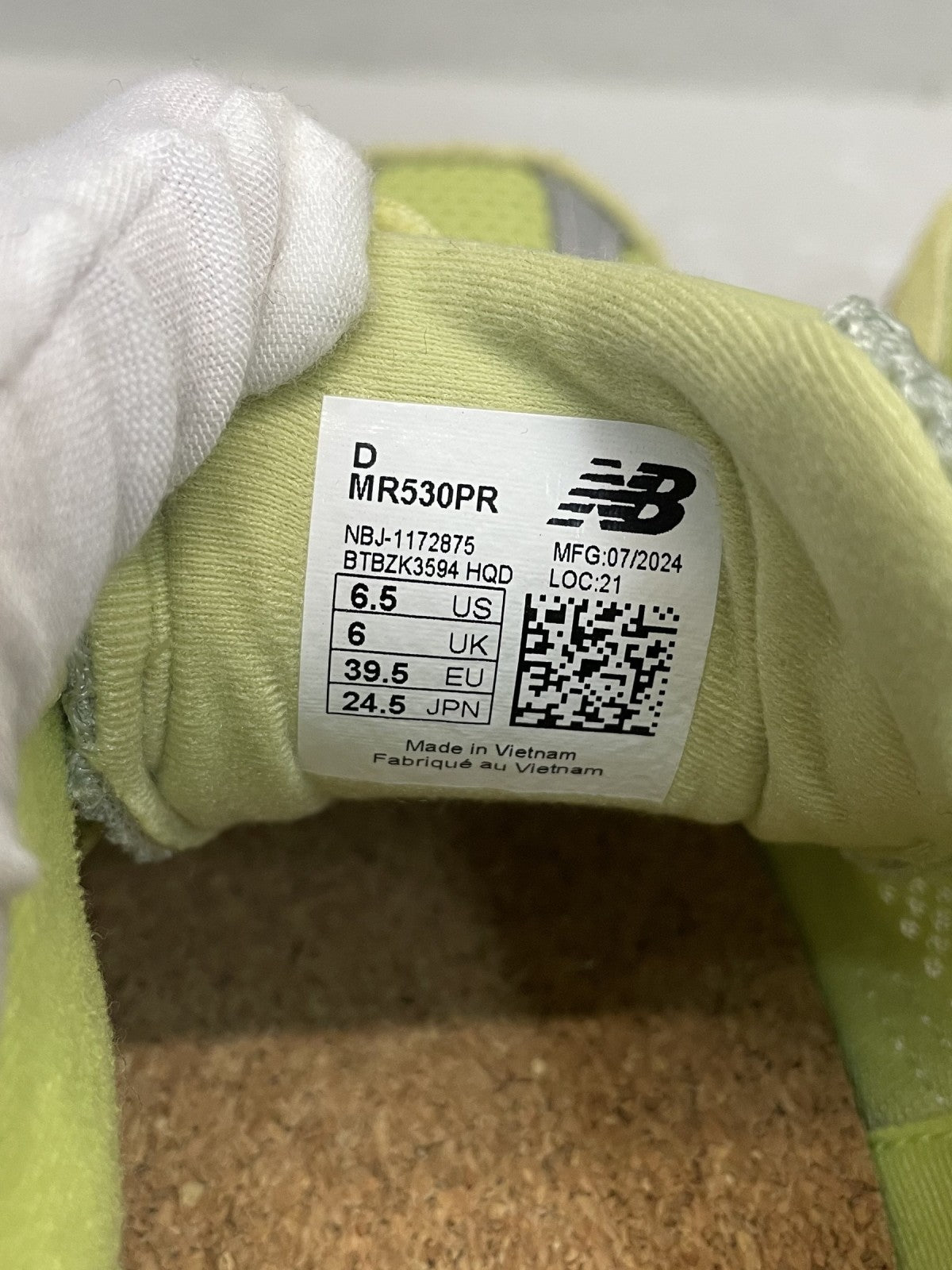 スニーカー NEW BALANCE×SALEHE BEMBURY MR530PR ローカットスニーカー 24.5cm