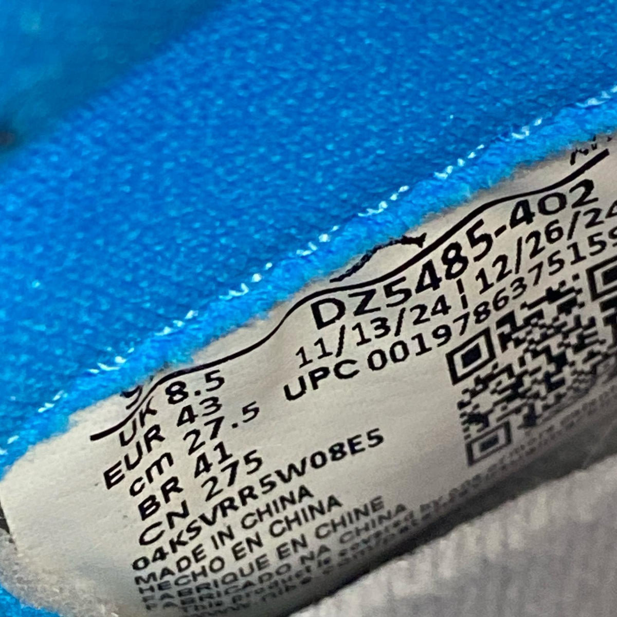 スニーカー AIR JORDAN 1 HIGH OG -UNC REIMAGINED- 27.5cm (US9 1/2 UK9 EU45)