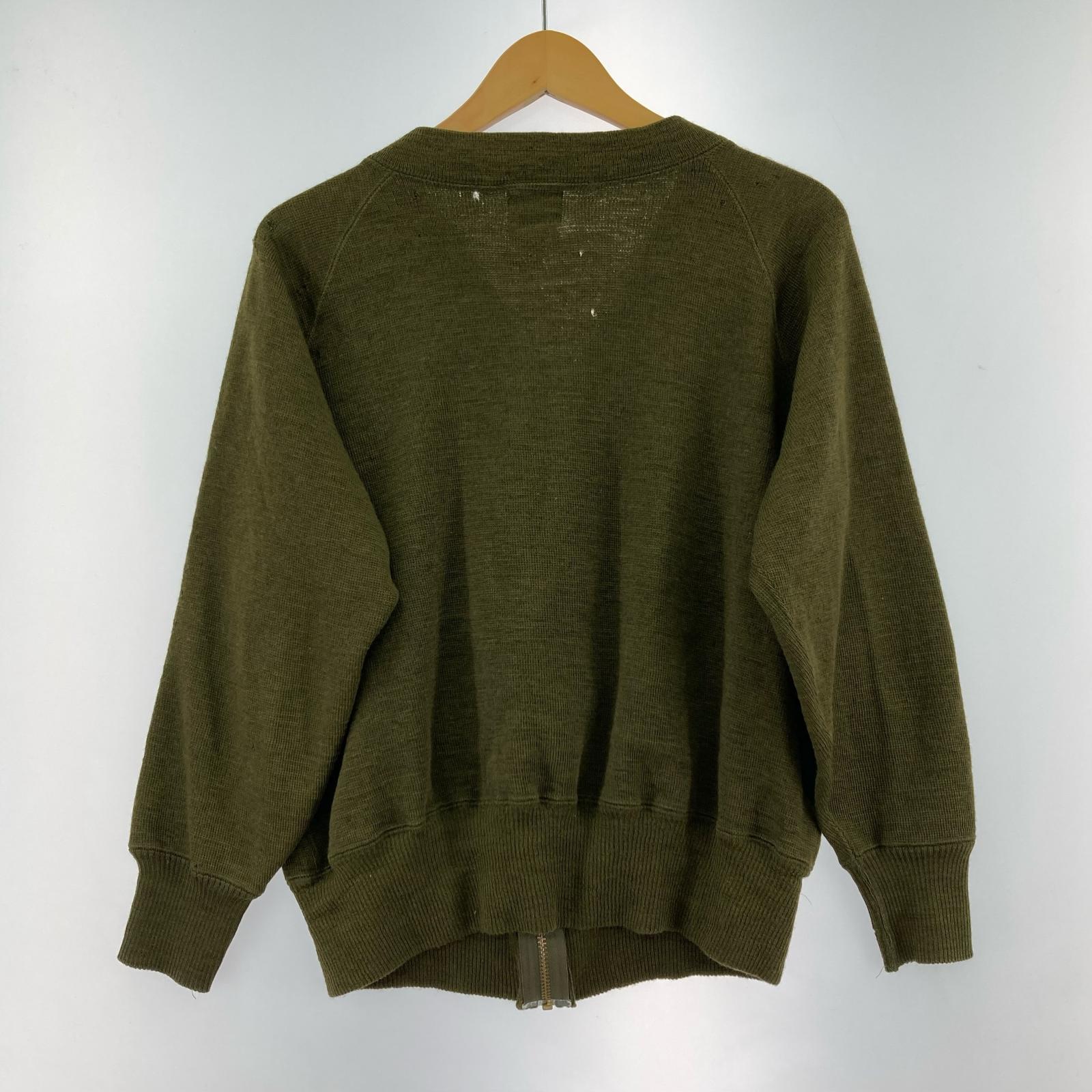 カーディガン TYPE C-2 ジップニットカーディガン 36 カーキ 36