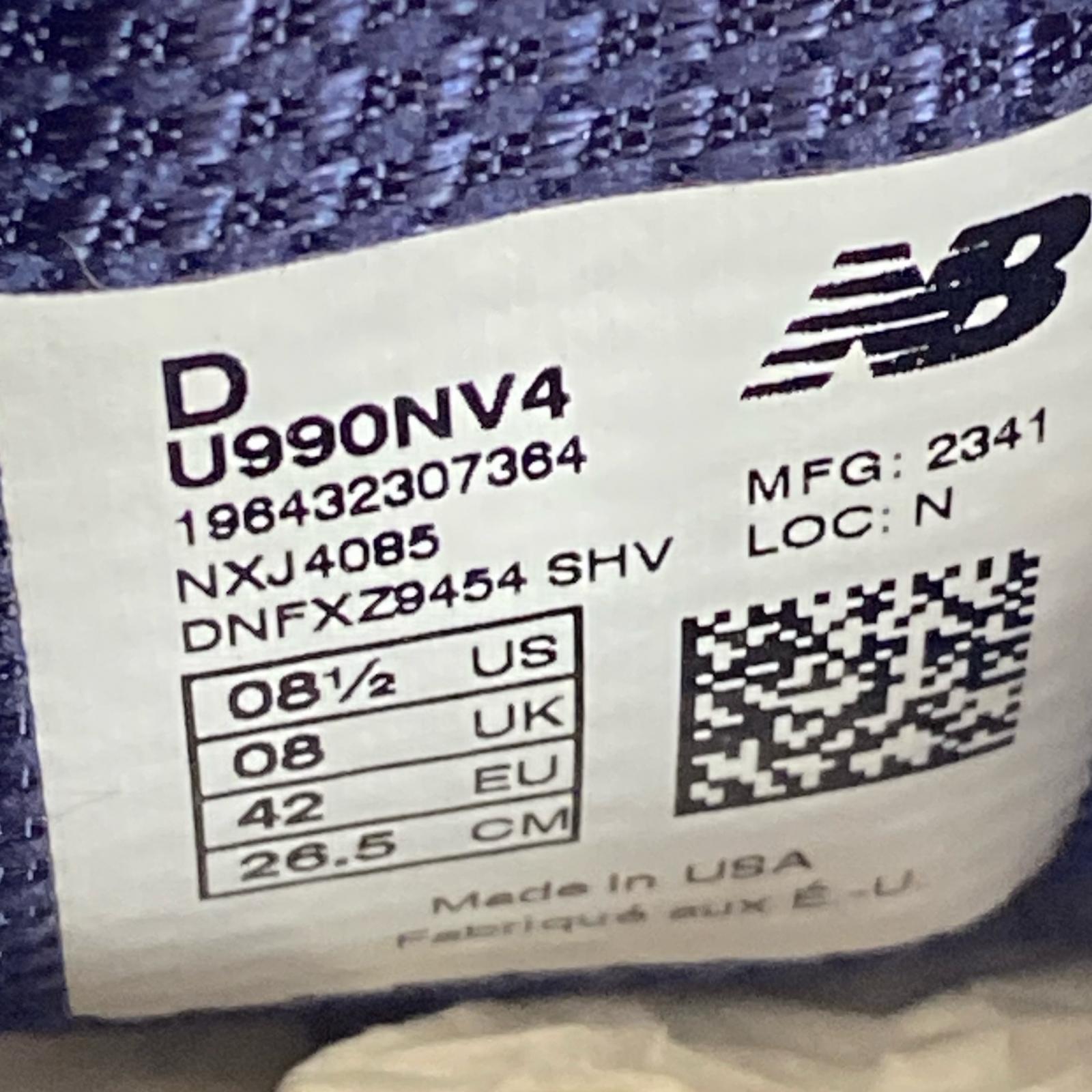 スニーカー USA製 990V4 Navy 26.5cm 26.5cm (US8 1/2 UK8 EU43) ネイビー
