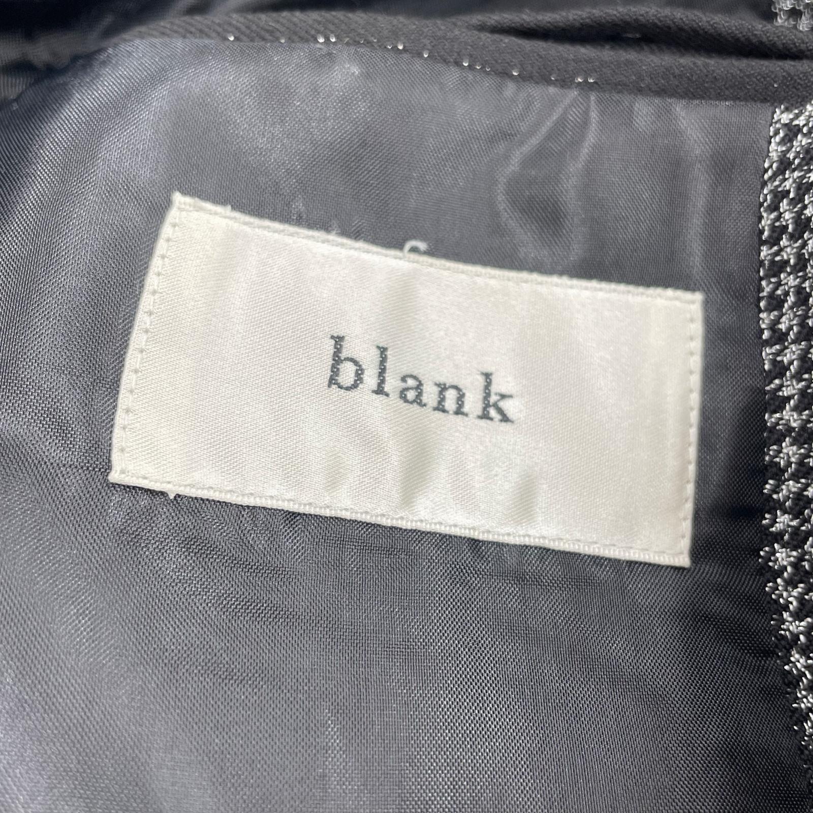 ジャケット blank Noir Tailored JKT ダブルブレストジャケット 1 ブラック 1 ブラック