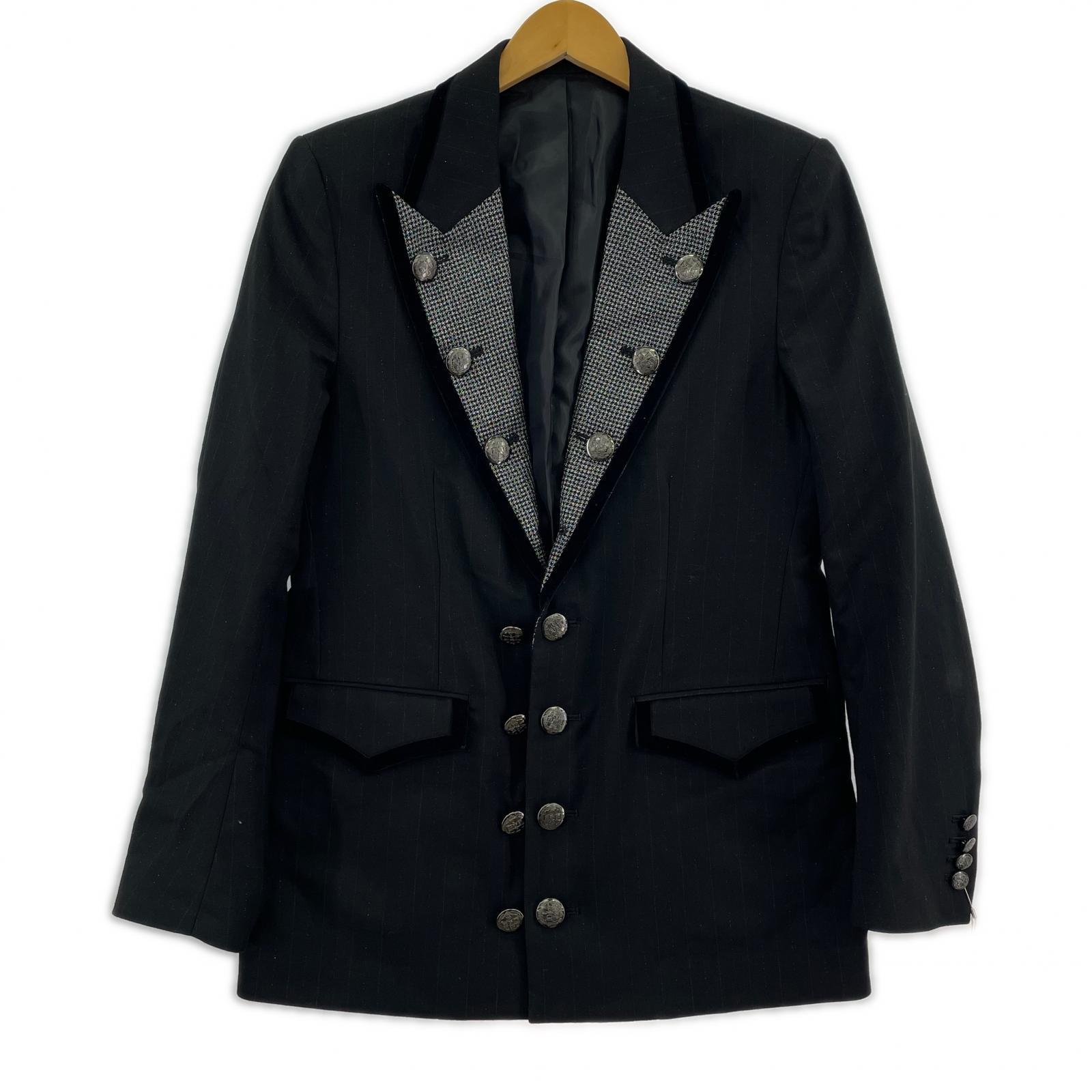 ジャケット blank Noir Tailored JKT ダブルブレストジャケット 1 ブラック 1 ブラック