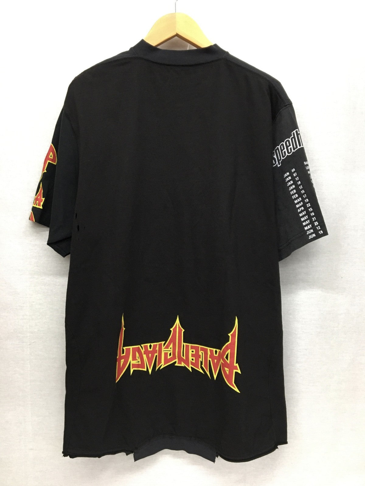 Balenciaga Speed Hunter 再構築Tシャツ (L) 黒