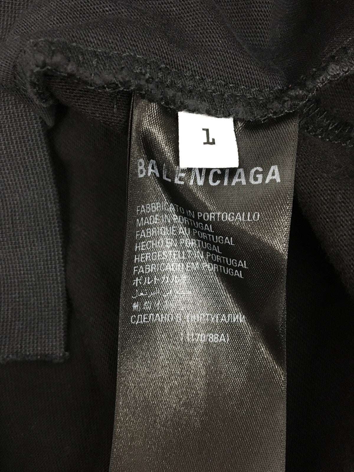 Balenciaga Speed Hunter 再構築Tシャツ (L) 黒