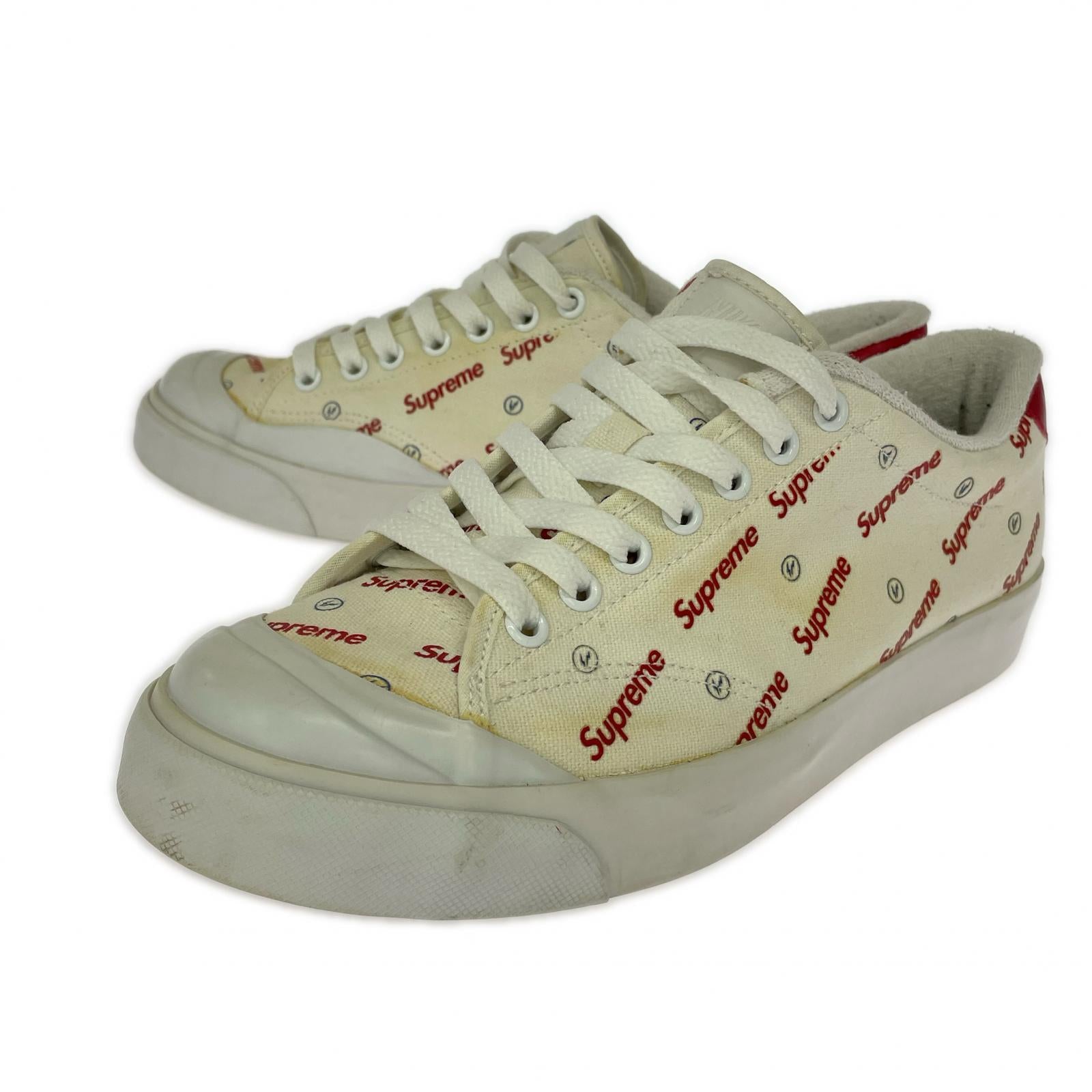 スニーカー 11SS/xSupreme xFragment Design AIR ZOOM ALL COURT/27.0cm/WHT 27cm (US9 UK8 1/2 EU44) ホワイト