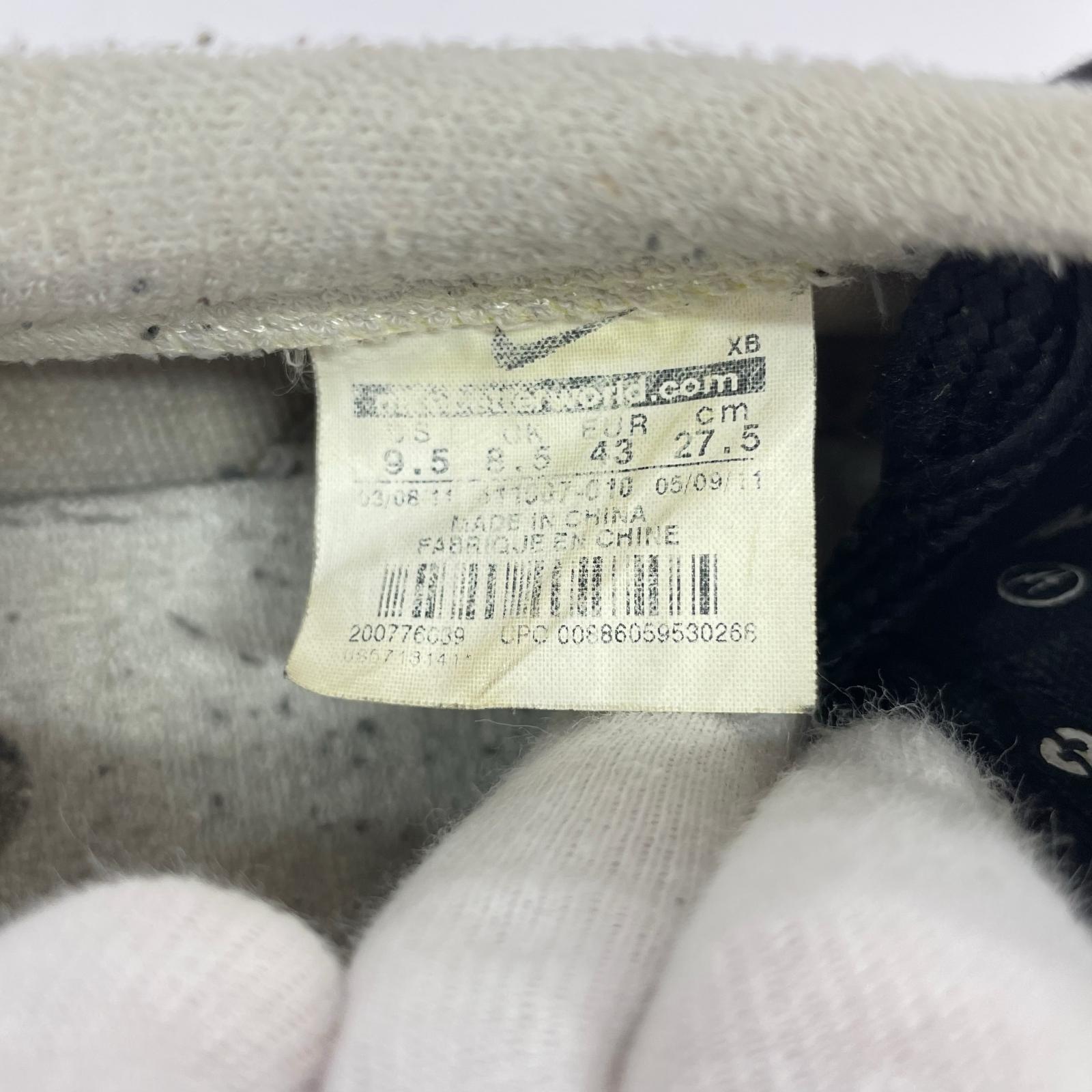 スニーカー 11SS/xSupreme xFragment Design AIR ZOOM ALL COURT/27.5cm/BLK 27.5cm (US9 1/2 UK9 EU45) ブラック