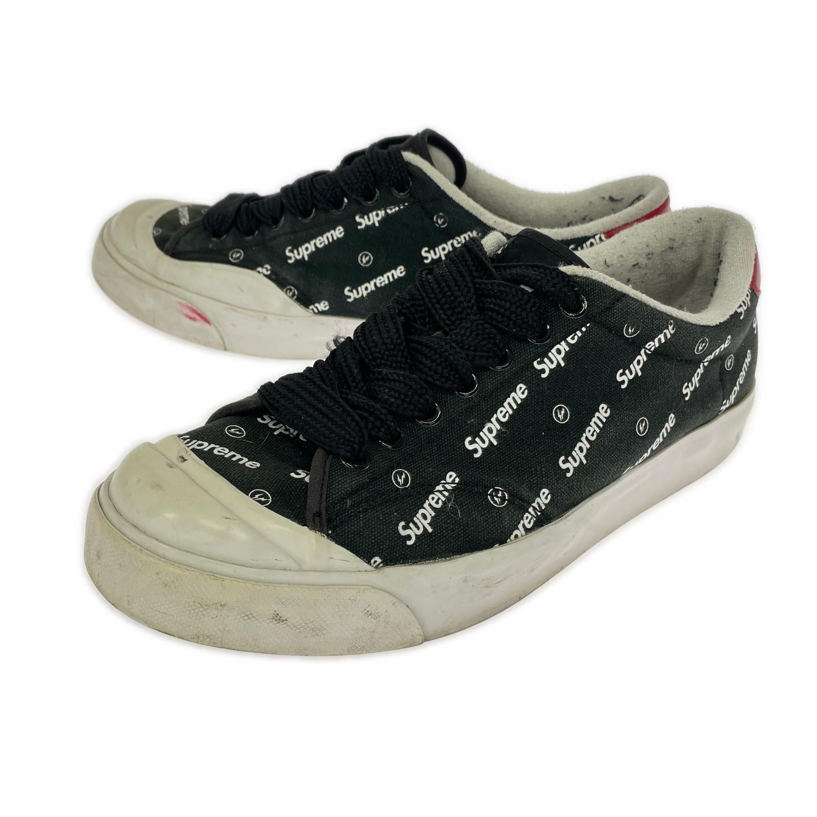 スニーカー 11SS/xSupreme xFragment Design AIR ZOOM ALL COURT/27.5cm/BLK 27.5cm (US9 1/2 UK9 EU45) ブラック