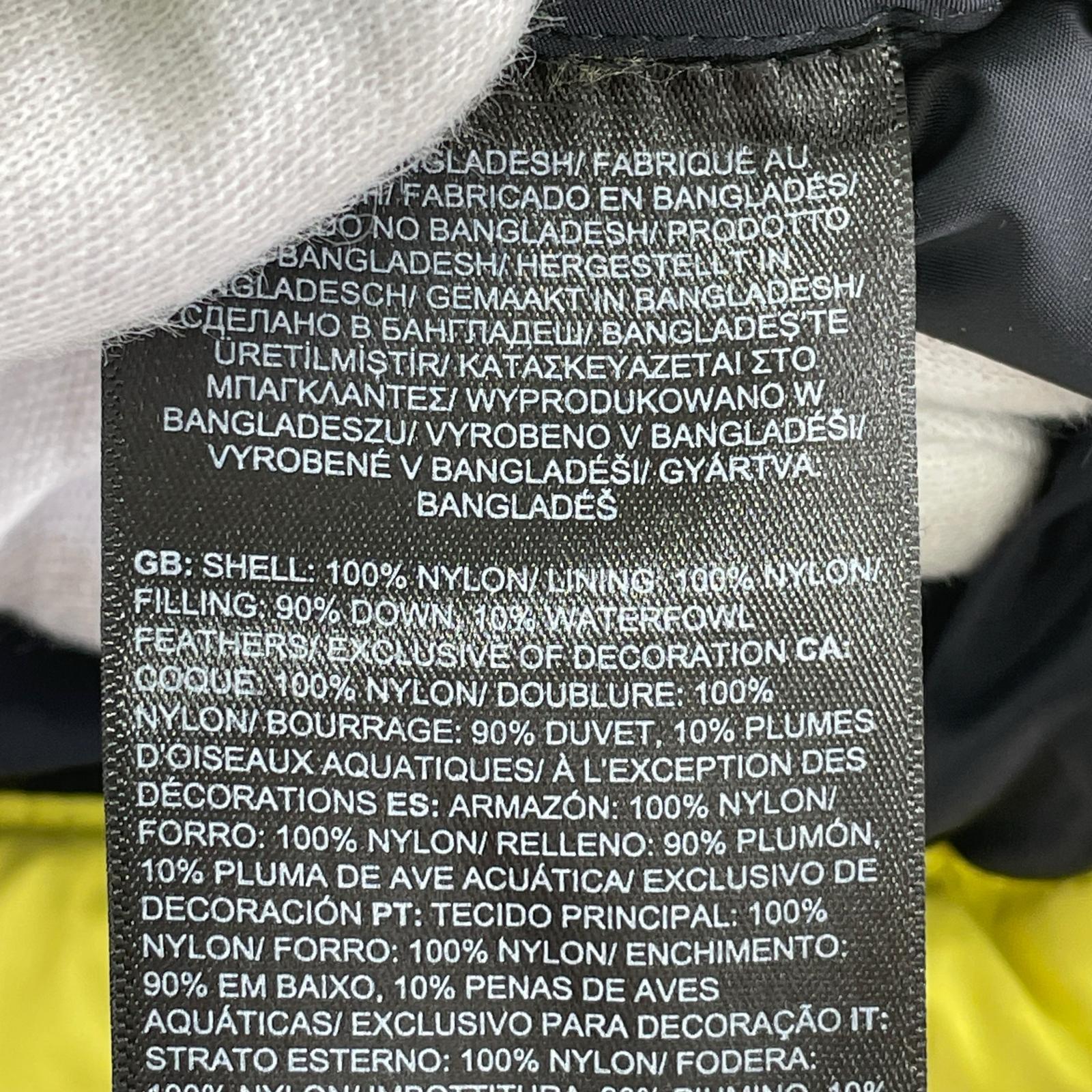 ダウンジャケット RETRO NUPTSE 黄 (S) S