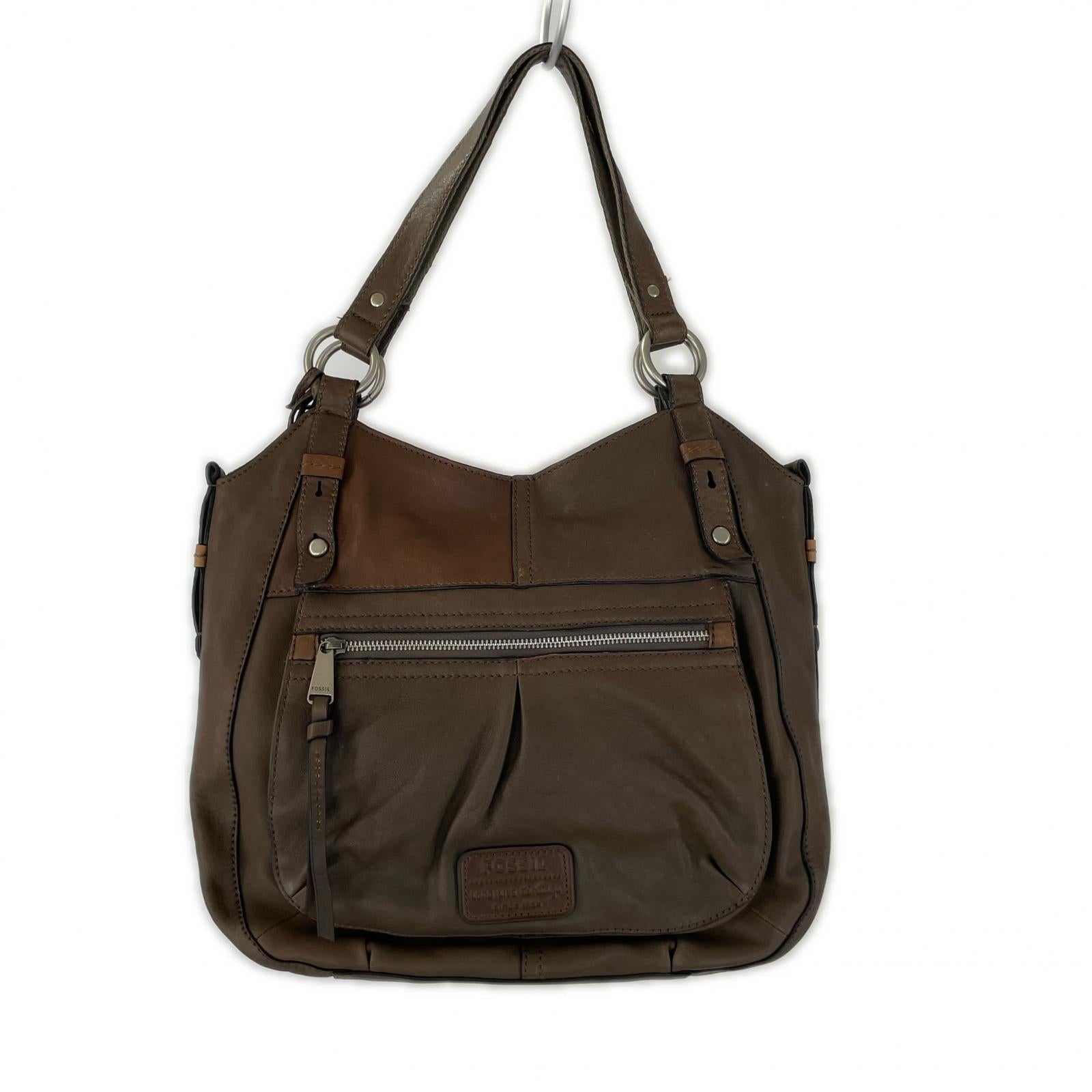 トートバッグ long live vintage レザー ブラウン