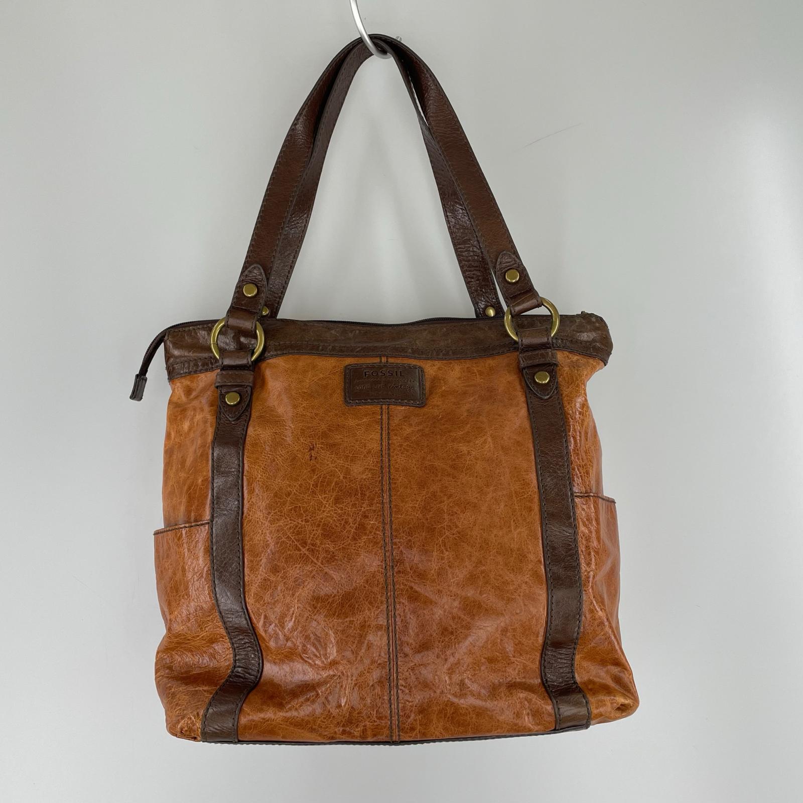 ショルダーバッグ long live vintage 2WAY レザー ブラウン ブラウン
