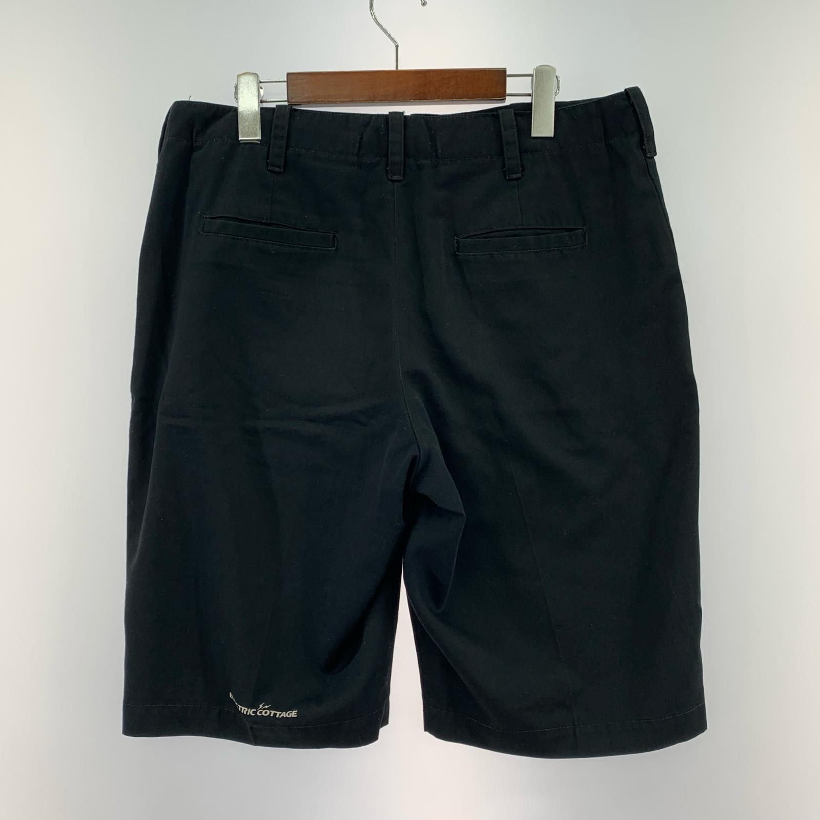 ショートパンツ バックロゴ ショーツ 黒 L L ブラック