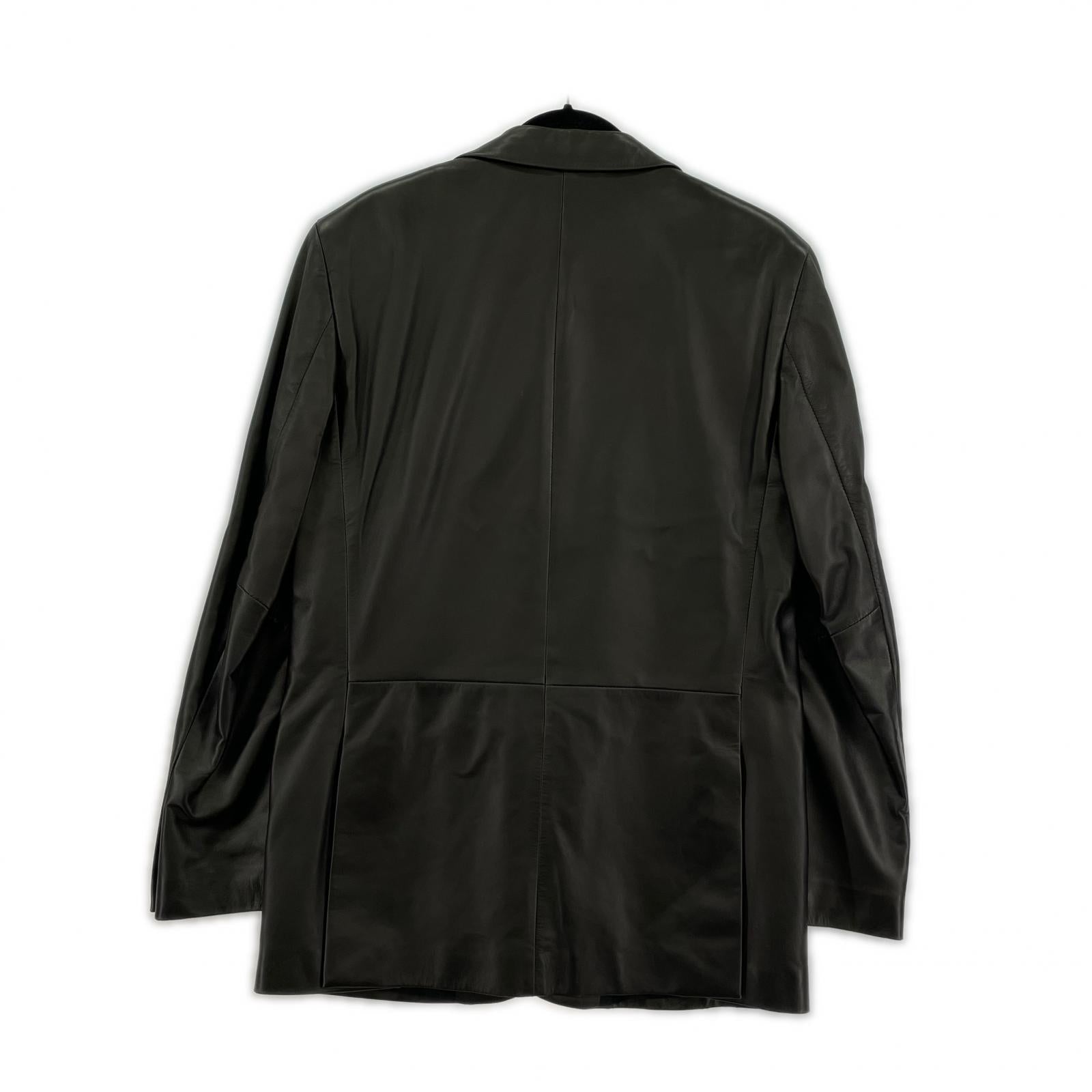 レザージャケット HUGO BOSS レザージャケット 羊 ブラック