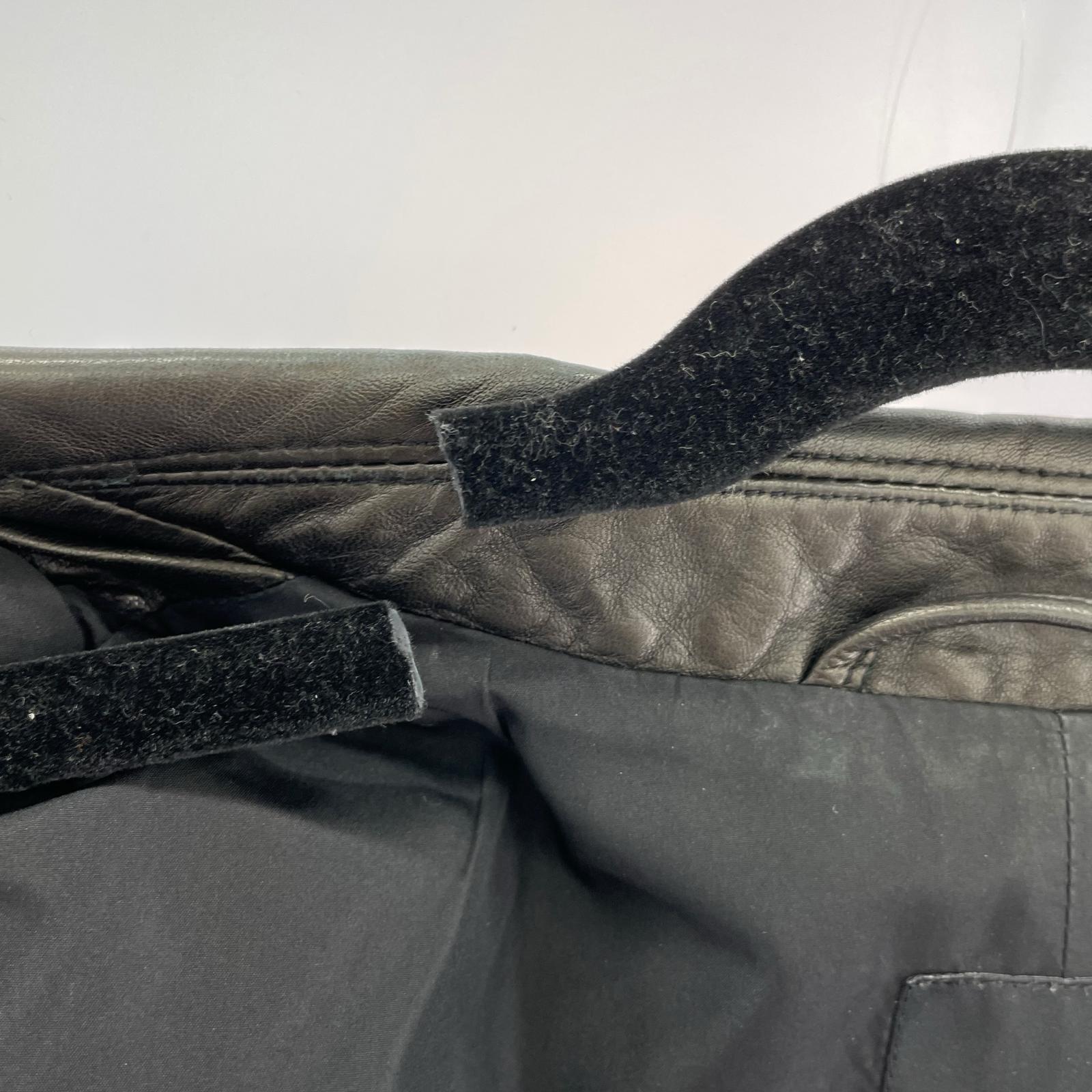 レザージャケット HUGO BOSS レザージャケット 羊 ブラック