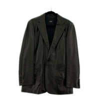 レザージャケット HUGO BOSS レザージャケット 羊 ブラック