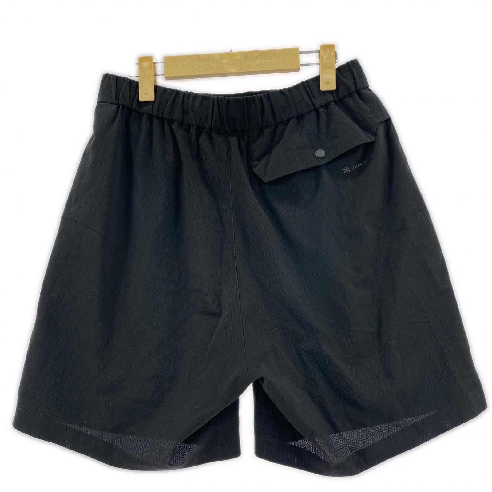 ショートパンツ Snow Peak Quick Dry Shorts PA-22SU007 黒 (S) S ブラック