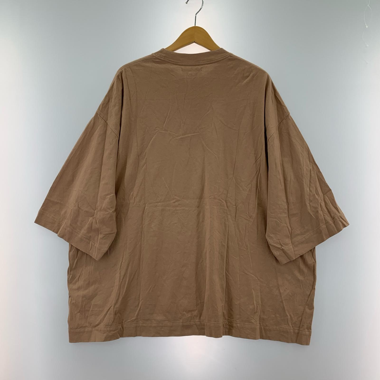 半袖Tシャツ blurhms suvin ripple super size tee BHS21S013 ベージュ