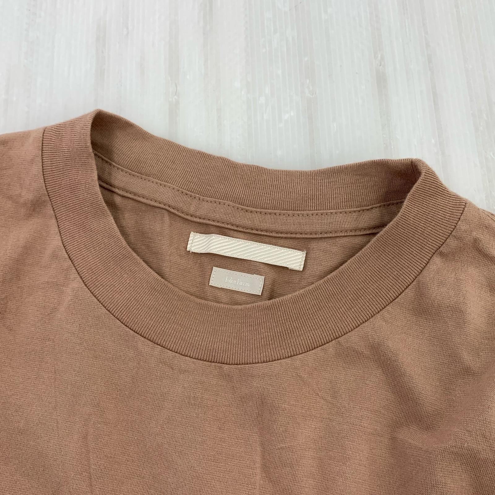 半袖Tシャツ blurhms suvin ripple super size tee BHS21S013 ベージュ