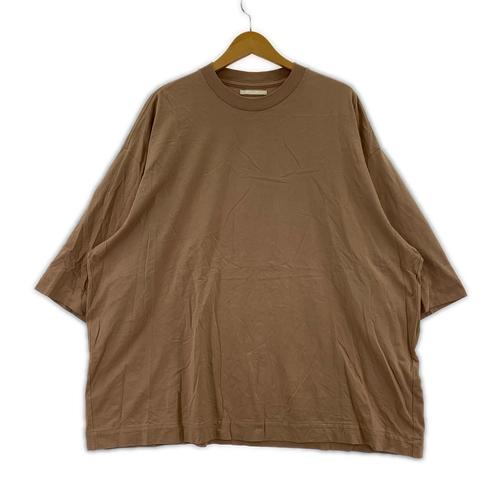 半袖Tシャツ blurhms suvin ripple super size tee BHS21S013 ベージュ