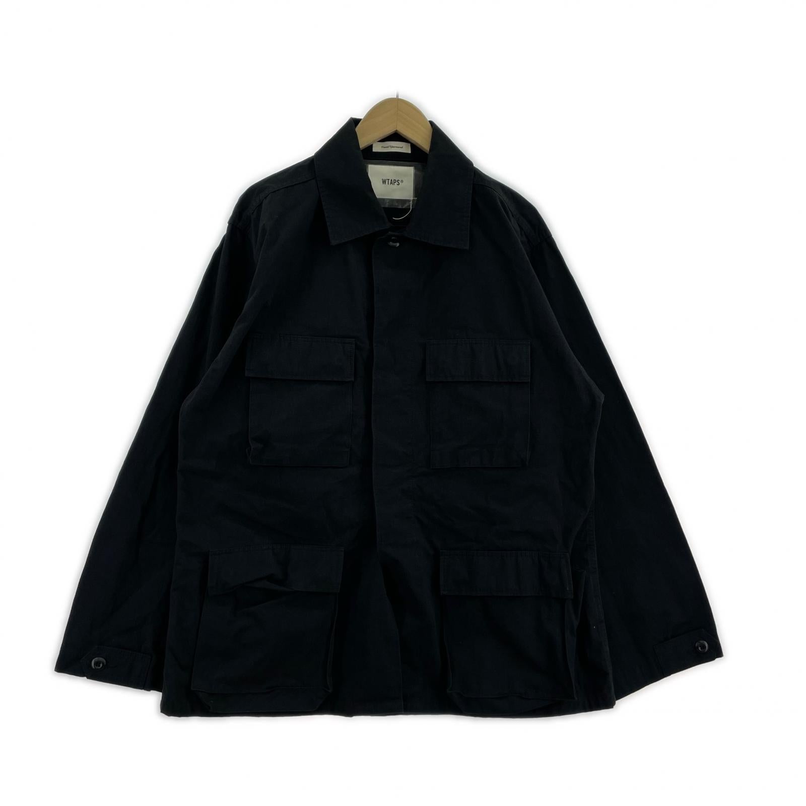ジャケット JUNGLE L/SSHIRT.NYCO.RIPST(3) ブラック