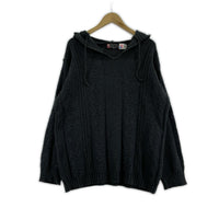 ニット Binghamton Knitting Co USA製 (M) M ブラック