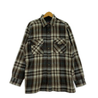 長袖シャツ BALCK PACKER SPORTS WEAR L/S チェックシャツ (L) L ブラウン