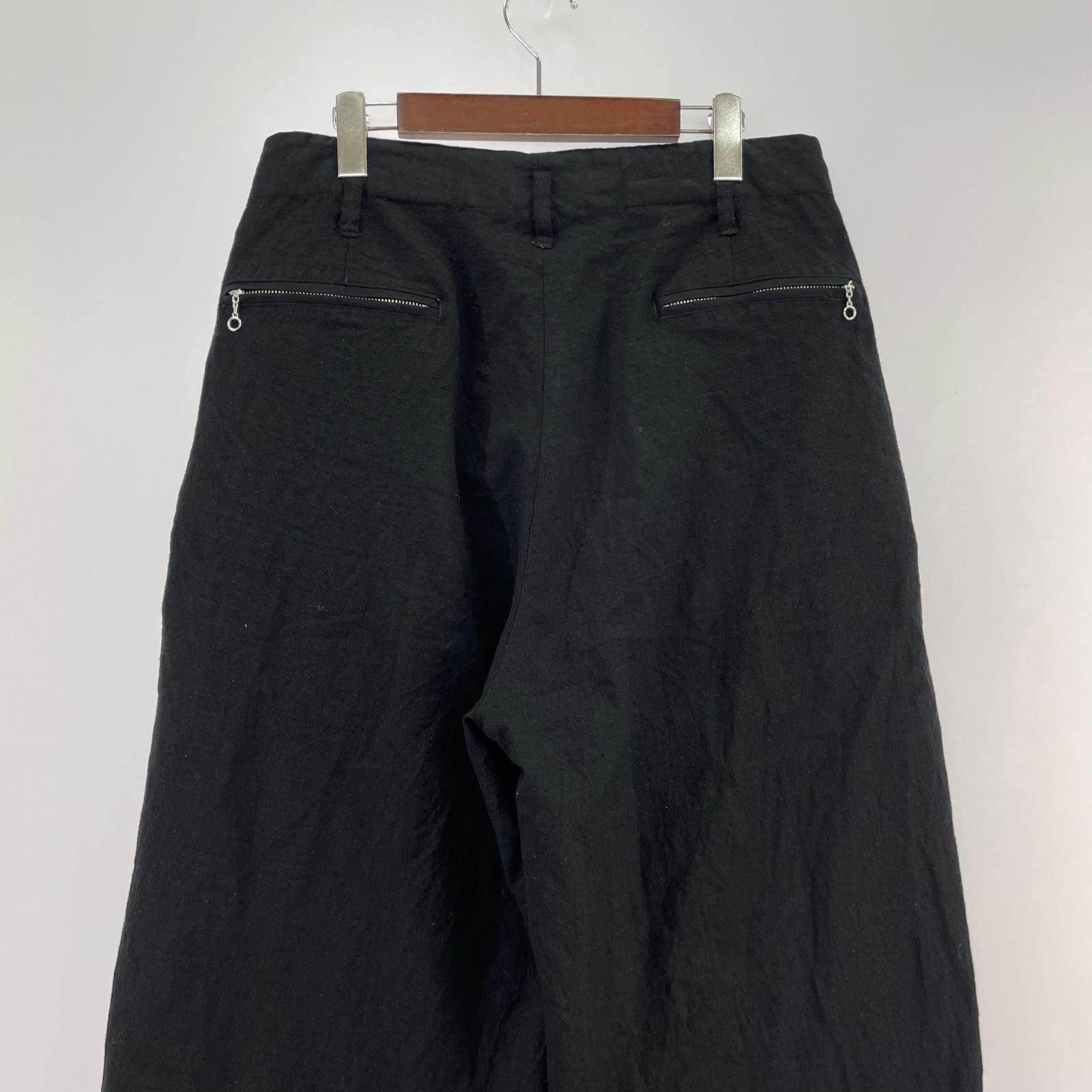 パンツ gourmet jeans ウールスラックス001 (2) BLK 2 ブラック