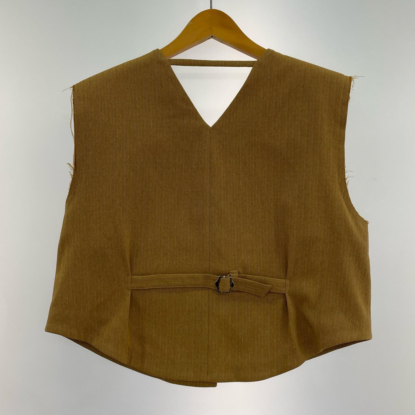 その他アウター NOUNLESS Retro Padded Vest Jacket 茶 1 ブラウン