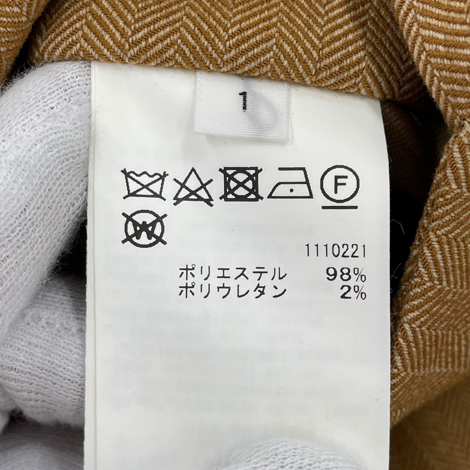 その他アウター NOUNLESS Retro Padded Vest Jacket 茶 1 ブラウン
