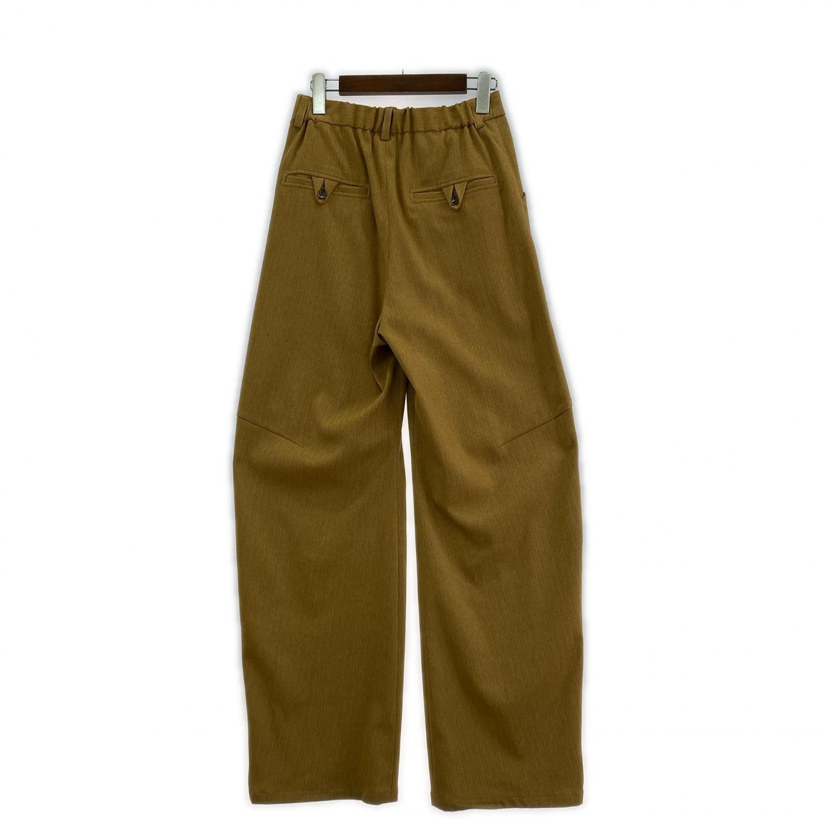 パンツ nounless RETRO ROUND SLIT PANTS 2 ブラウン