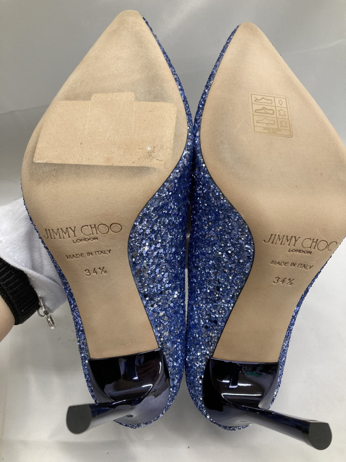 JIMMY CHOO グリッター パンプス 34 1/2
