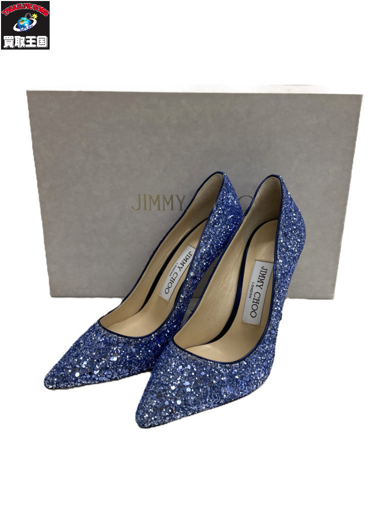 JIMMY CHOO グリッター パンプス 34 1/2