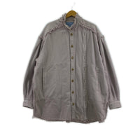 長袖シャツ 71 MICHAEL ダブル フリンジデザインシャツ M パープル M パープル
