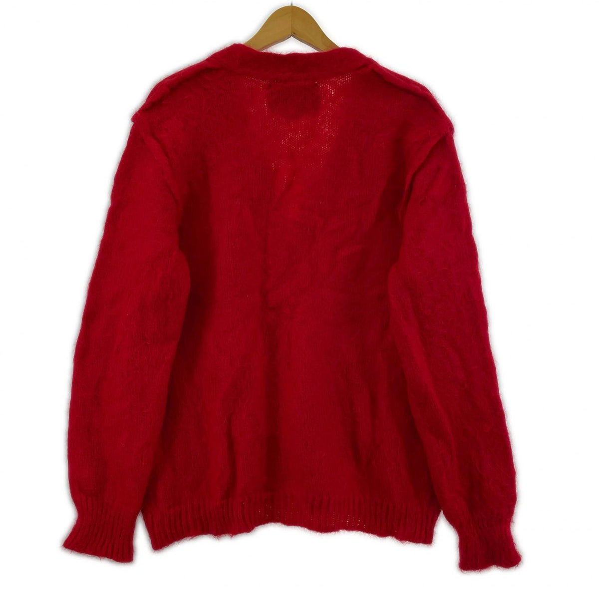 カーディガン CYbER dYNE Libbit Mohair モヘヤ混カーディガン レッド レッド