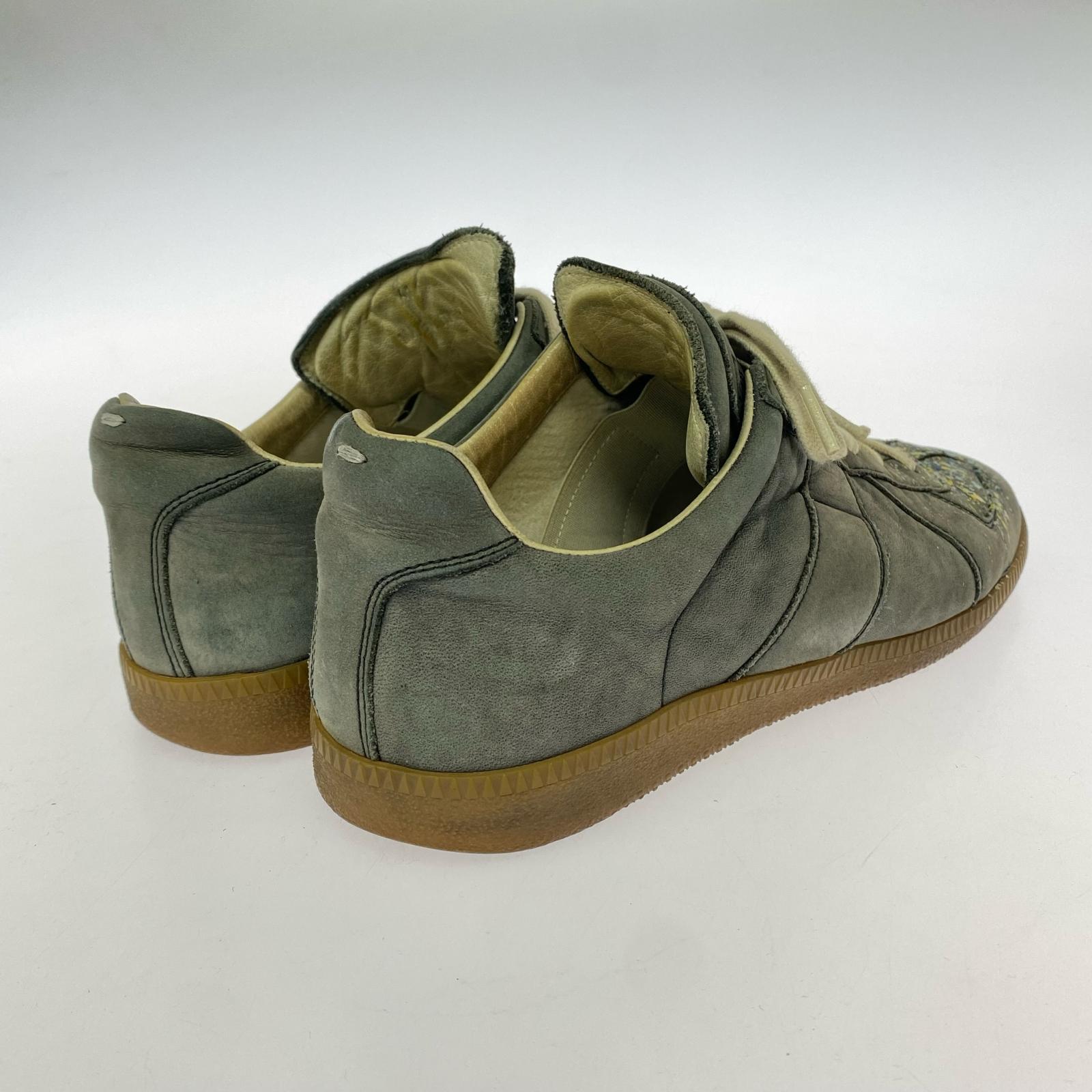 スニーカー lambskin and calf split 41 グレー