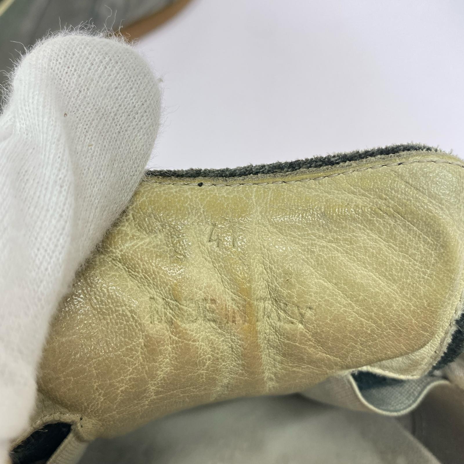 スニーカー lambskin and calf split 41 グレー