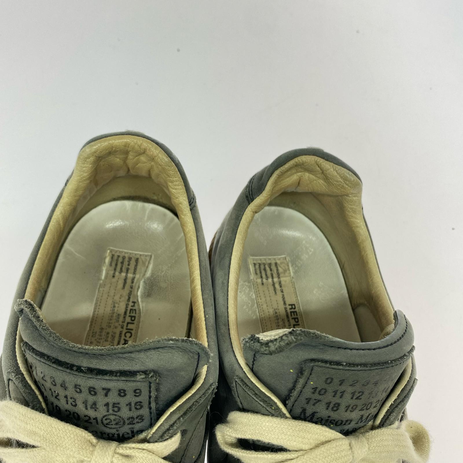 スニーカー lambskin and calf split 41 グレー