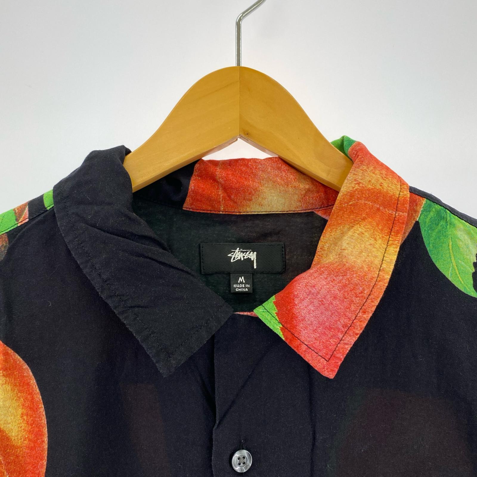 半袖シャツ 21SS Peach Pattern Shirt BLK M M ブラック