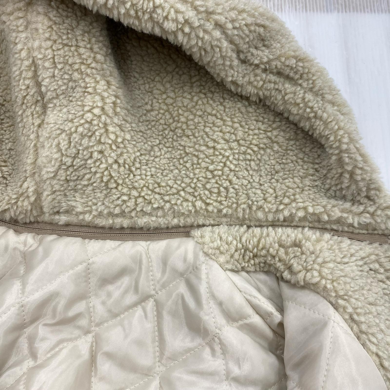ジャケット Gypsohila ボア ロングベスト ベージュ (F) フリー ベージュ