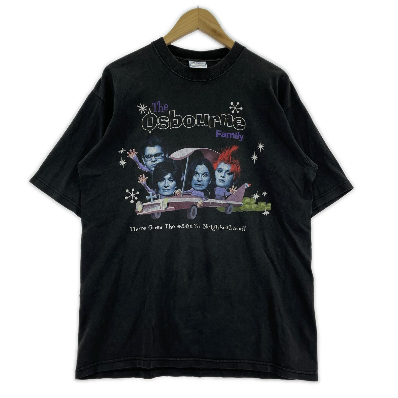 半袖Tシャツ 00s THE OSBOURNE FAMILY 黒 L ブラック