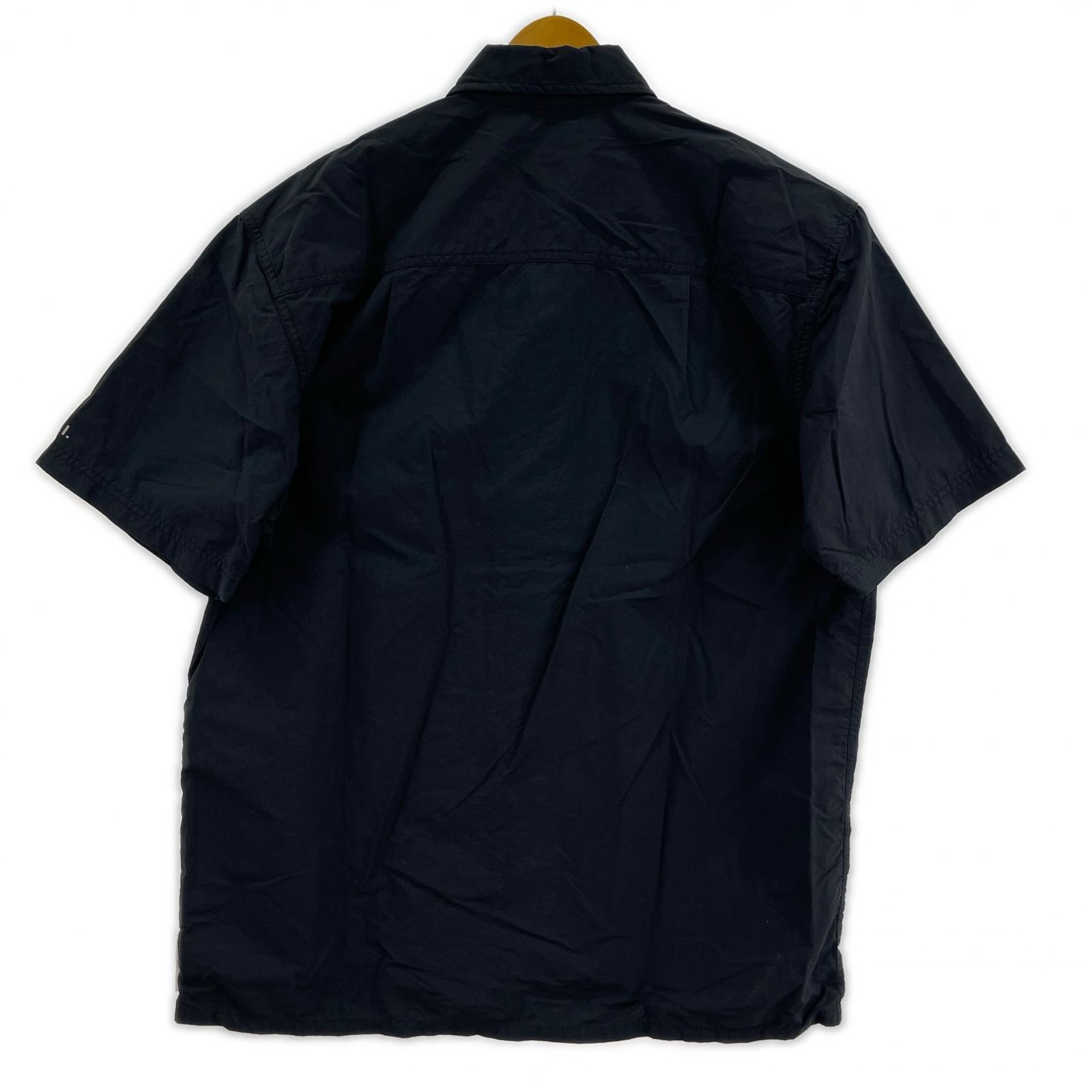 半袖シャツ OLD STUSSY INTERNATIONAL S/Sシャツ 黒 (L) L ブラック