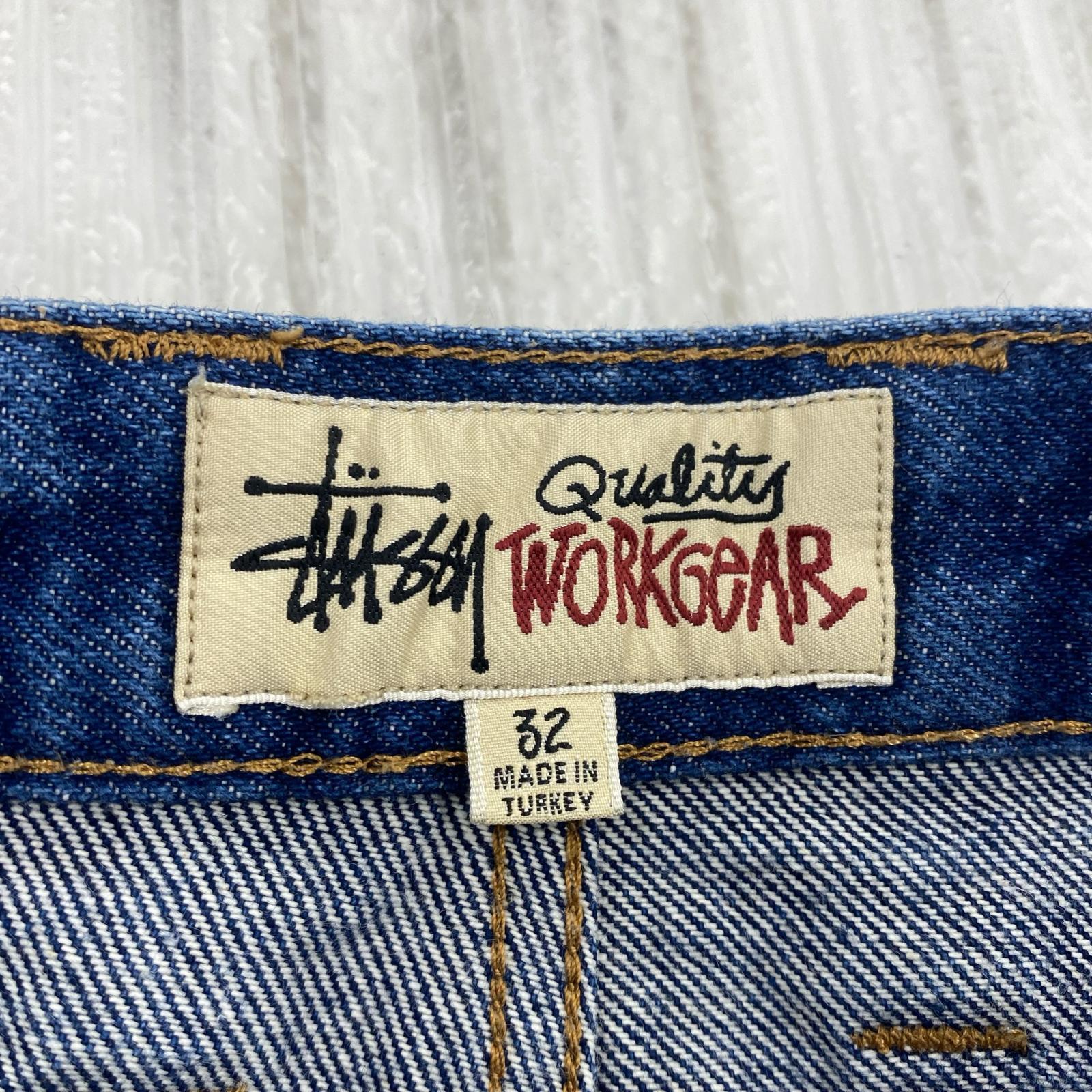 デニムパンツ STUSSY Denim Double Knee 116500 (32) 32 ブルー