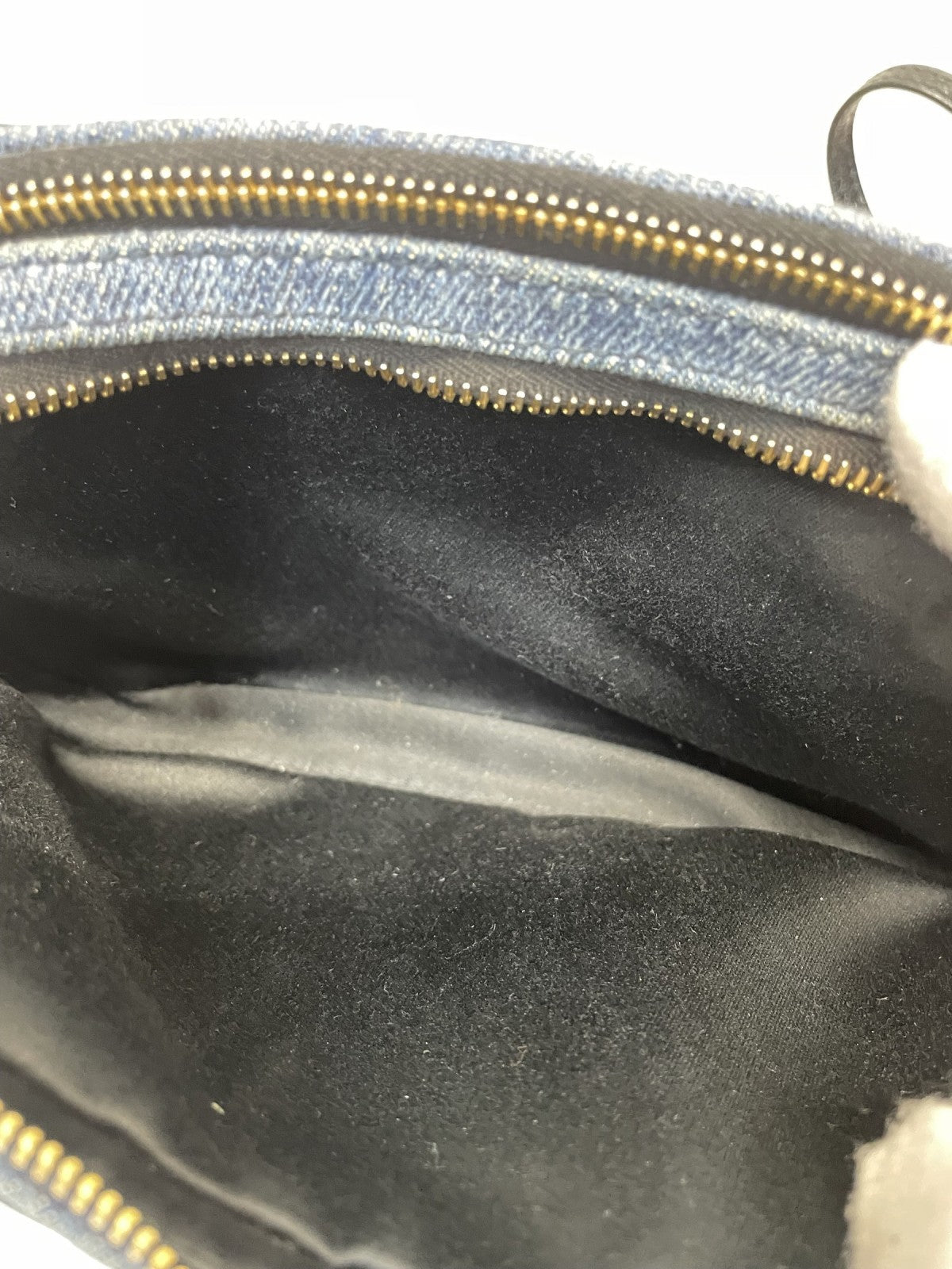 miumiu MMパリス eMIUticons デニムショルダーバッグ